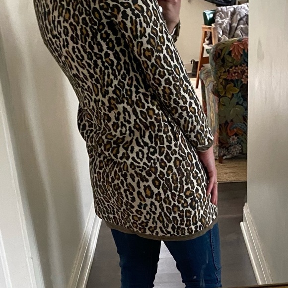 SEA New York Raffia Leopard Print Duster Coat size 2 - Picture 13 of 13